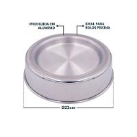 Forma De Alumínio Ballerine Para Bolos E Tortas ø22cm - Perfeita Para Confeitaria! - 3