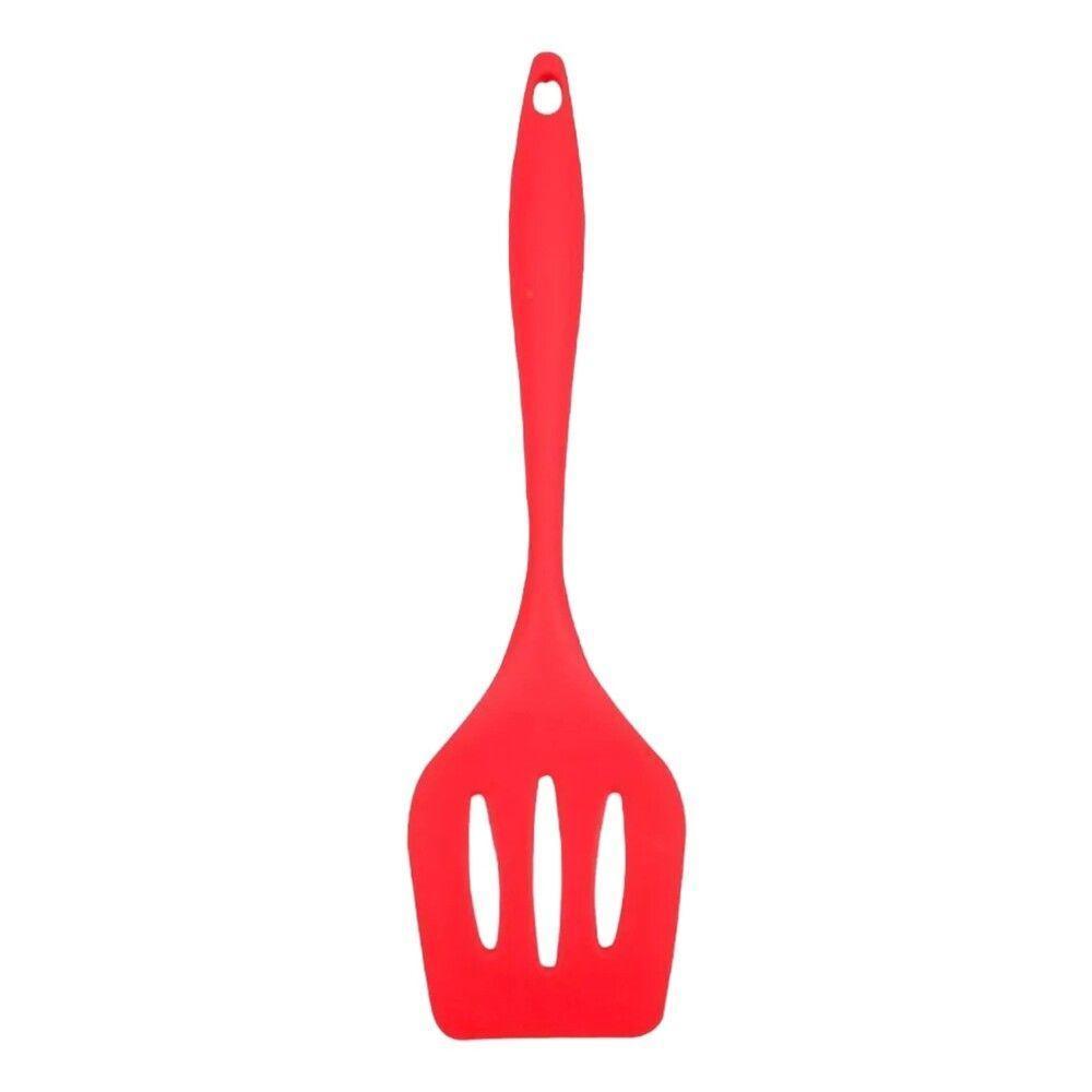 Espátula De Silicone Vermelha 30cm - Ideal Para Frituras E Cozinha Profissional - 2