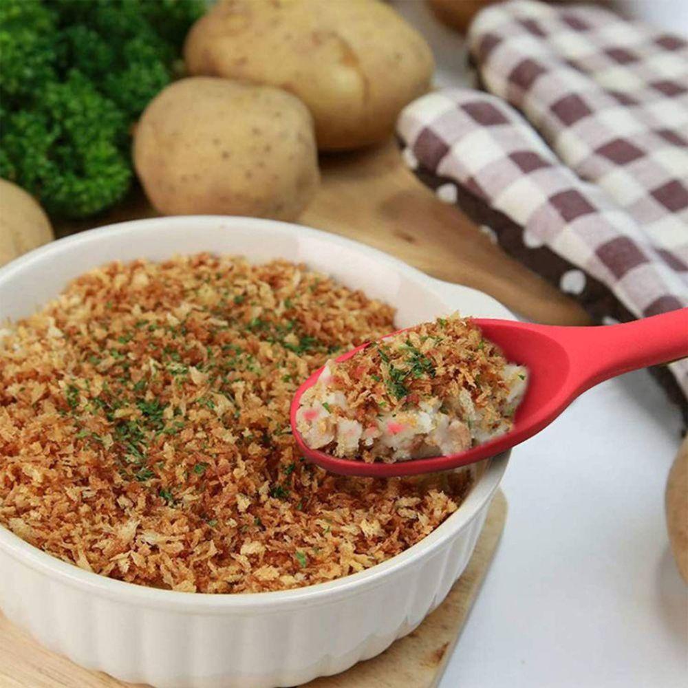 Colher De Silicone Antibacteriana 28cm - Resistência E Conforto Na Cozinha - 4