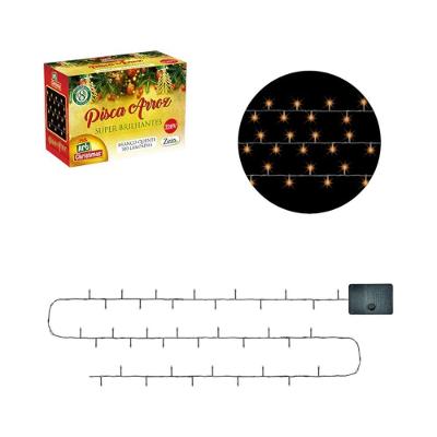 Iluminação Natalina Elegante Com 100 Leds Brancos Quentes - Magia 220v Para Seu Lar