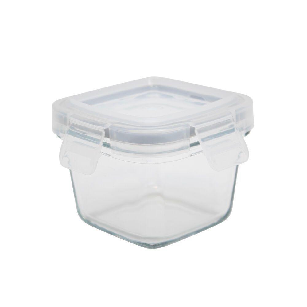 Conjunto Prático De Potes De Vidro Herméticos - 4 Unidades Antivazamento E Duráveis - 1