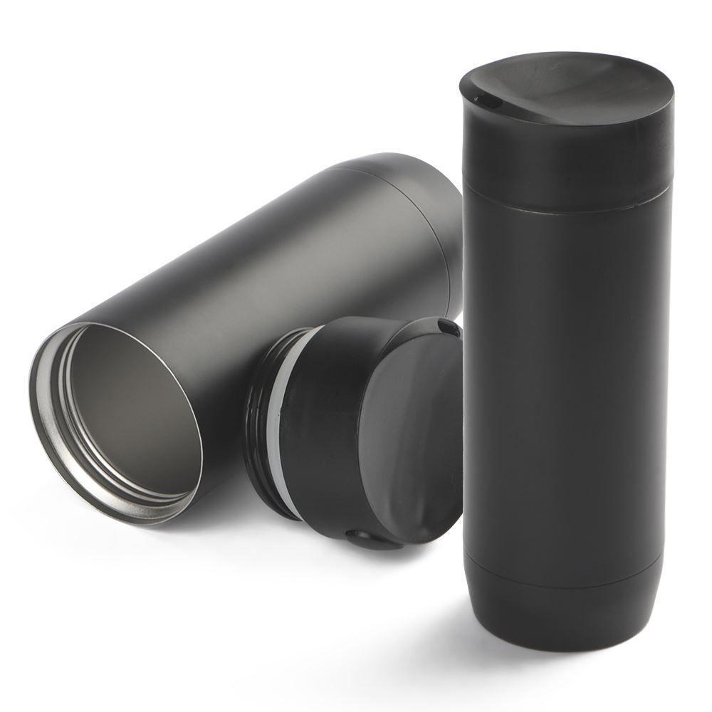 Copo Térmico Slim 450ml Preto - Estilo E Praticidade Para Seu Dia A Dia - 1