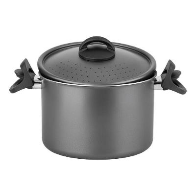 Espagueteira Prática Antiaderente Com Tampa Trava - ø22cm E 5,3l Para Massas Perfeitas!