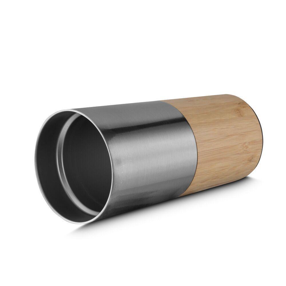Copo Térmico De Bambu E Aço Inox 550ml - Moderno E Prático Para Todas As Bebidas - 4