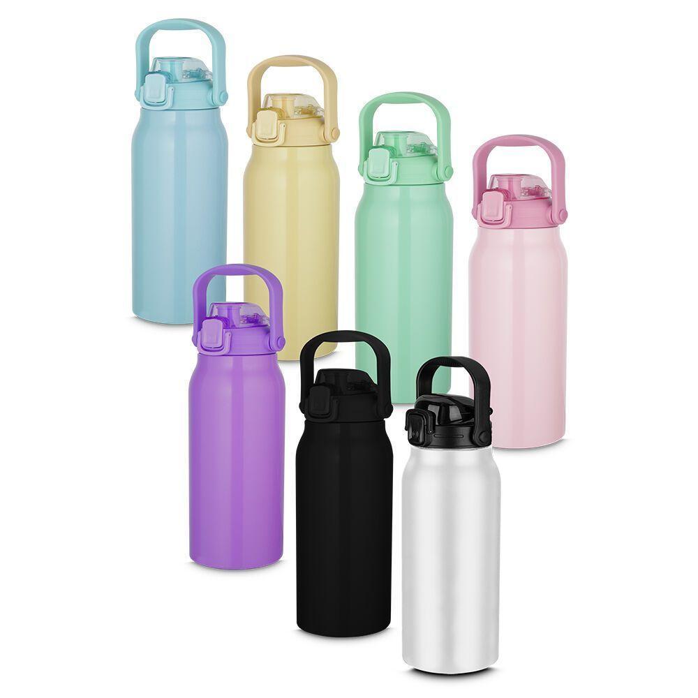 Garrafa Térmica Verde Em Aço Inox 1,5l Com Alça E Bico - Estilo E Praticidade Para Seu Dia A Dia - 2