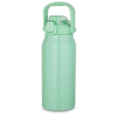 Garrafa Térmica Verde Em Aço Inox 1,5l Com Alça E Bico - Estilo E Praticidade Para Seu Dia A Dia