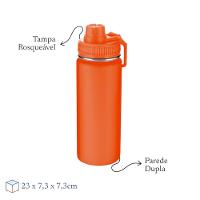 Garrafa Térmica Inox Com Alça E Bico 570ml - Praticidade E Estilo Para Seu Dia A Dia - 2