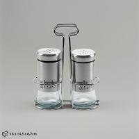 Conjunto Sophisticated De Saleiro E Pimenteiro Com Suporte Elegante Para Sua Mesa - 2