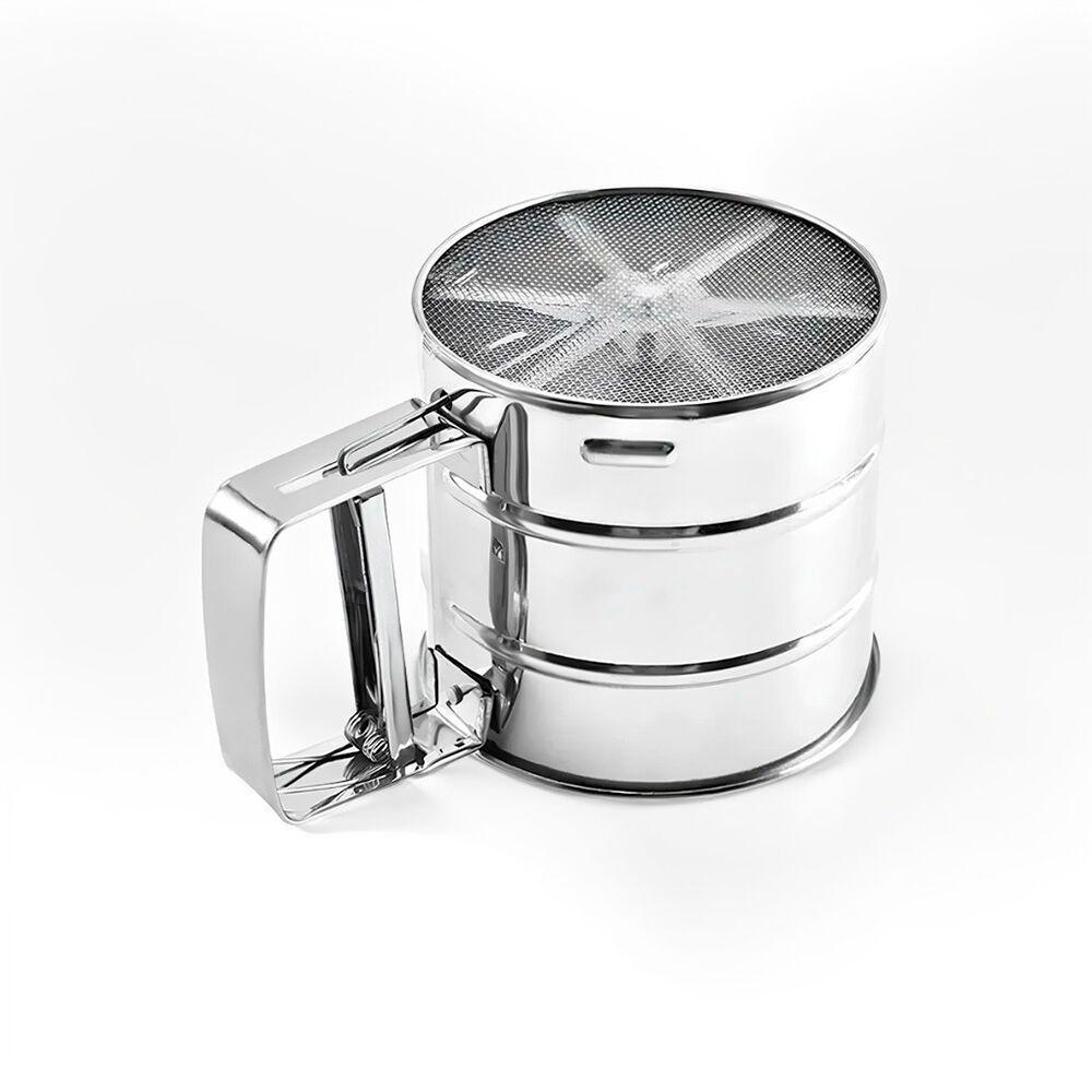 Caneco Polvilhador Inox Com Gatilho - Precisão E Praticidade Na Cozinha - 2