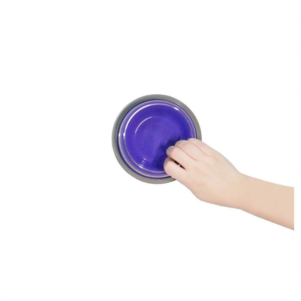 Conjunto Elegante De Comedouros Antiderrapantes Inox Roxo - Alimentação Segura E Prática! - 2