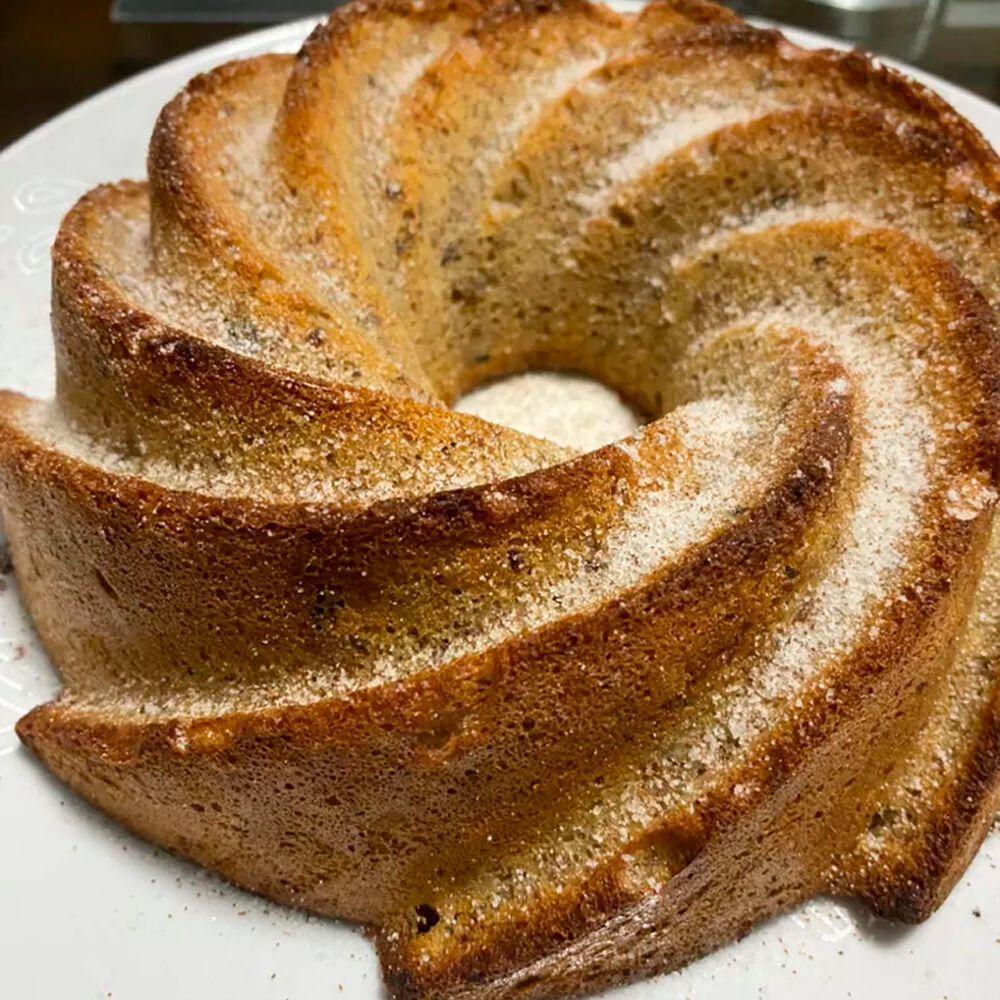 Forma De Bolo De Silicone Redonda 23cm - Design Espiral Sofisticado E Antiaderente - 4