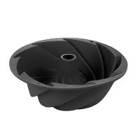 Forma De Bolo De Silicone Redonda 23cm - Design Espiral Sofisticado E Antiaderente - 1