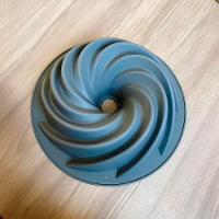 Forma De Bolo De Silicone Redonda 23cm - Design Espiral Sofisticado E Antiaderente - 7