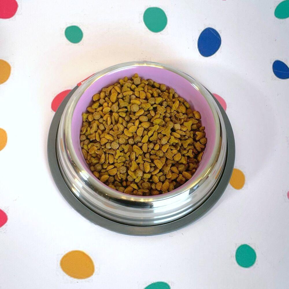 Comedouros Inox Premium Rosa 450ml - Antiderrapantes Para Pets Com Estilo E Conforto - 5