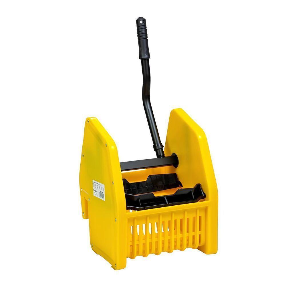 Carro De Limpeza Profissional 35l Com Balde Vermelho E Sistema Antirrespingos - 5