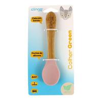Colheres Antimicrobianas Em Bambu E Silicone Rosa Seguras Para Bebês - 2