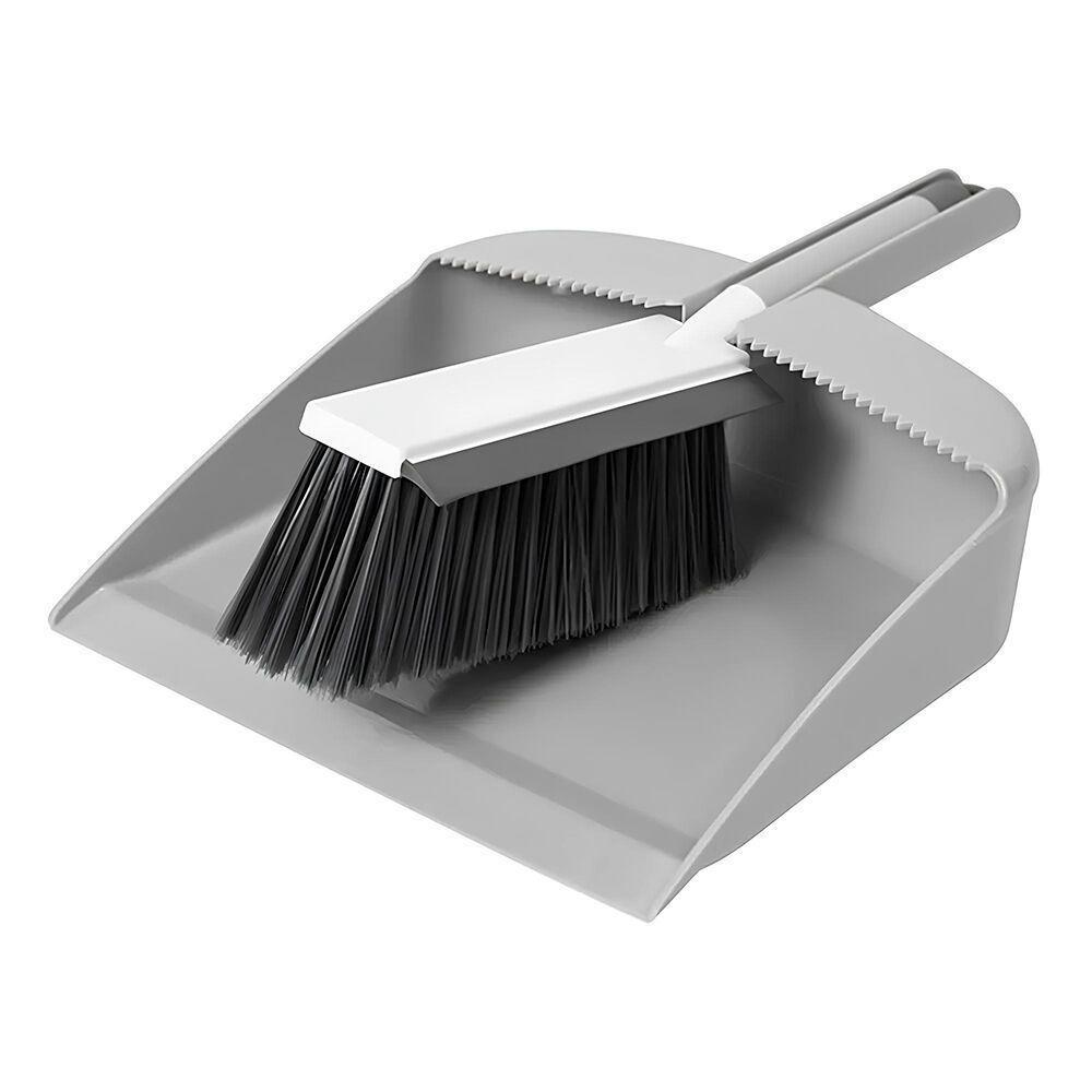 Conjunto Ergonômico De Pá E Escova Para Limpeza Eficiente E Prática - 1