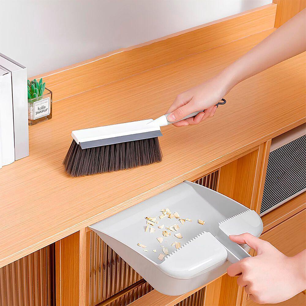 Conjunto Ergonômico De Pá E Escova Para Limpeza Eficiente E Prática - 7