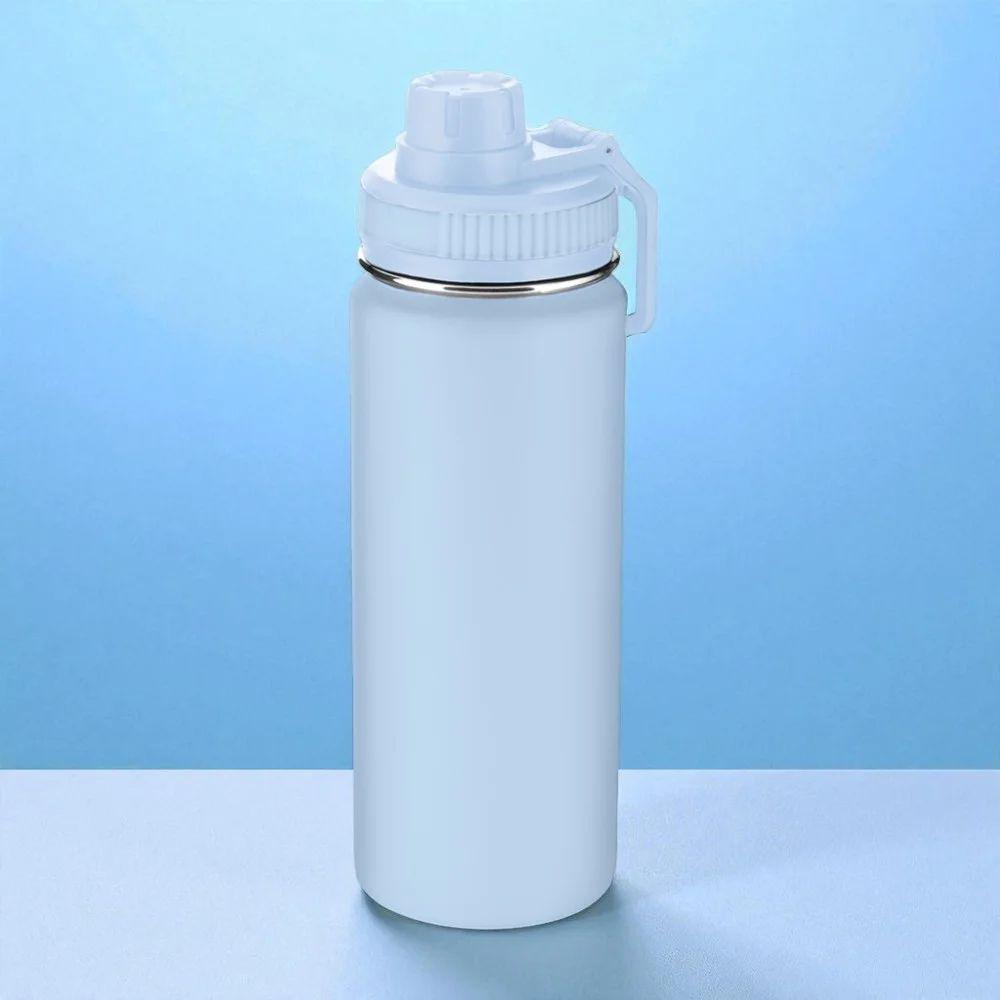 Garrafa Térmica 570ml Com Alça E Bico - Estilo E Praticidade Azul Ciano - 3