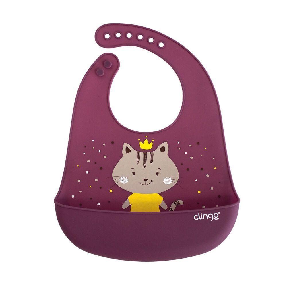 Babador De Silicone Impermeável Com Bolso Coletor - Praticidade E Estilo Para Bebês - 1