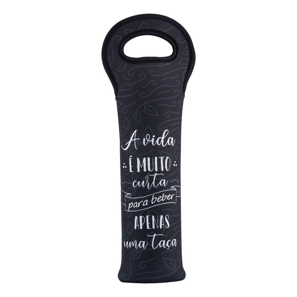 Bolsa Elegante Para Vinho Just One Glass - Sofisticação E Estilo Nas Degustações - 1