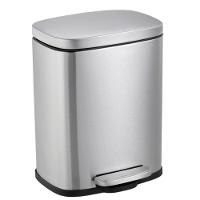 Lixeira Inox Elegante Com Pedal 12l - Praticidade E Estilo Para Seu Ambiente - 1