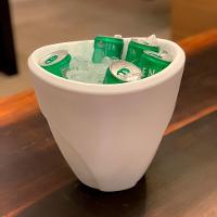 Balde De Gelo 5l Dupla Parede Branca - Elegância E Praticidade Para Suas Bebidas! - 5