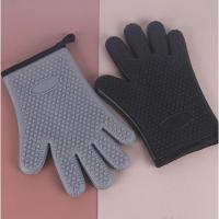 Luvas Silikon Kitchen - Proteção Térmica E Conforto Na Cozinha - Elegância Cinza - 3