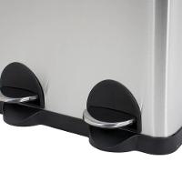 Lixeira Elegante Inox 15l Com Pedal ? Coleta Seletiva E Praticidade Na Cozinha - 2