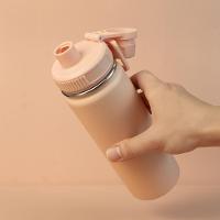 Garrafa Térmica Rosa Elegante Com Alça E Bico - 570ml Para Bebidas Sempre Na Temperatura Ideal - 5