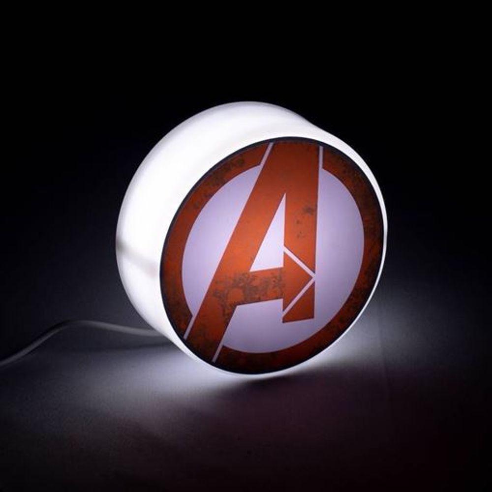 Abajur Led Avengers Round Usb - Iluminação Criativa Para Fãs Da Marvel E Decoração Estilosa - 4