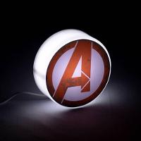 Abajur Led Avengers Round Usb - Iluminação Criativa Para Fãs Da Marvel E Decoração Estilosa - 4