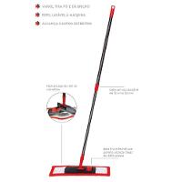 Mop Flat Ajustável Em Microfibra - Limpeza Completa E Prática Para Seu Lar - 6