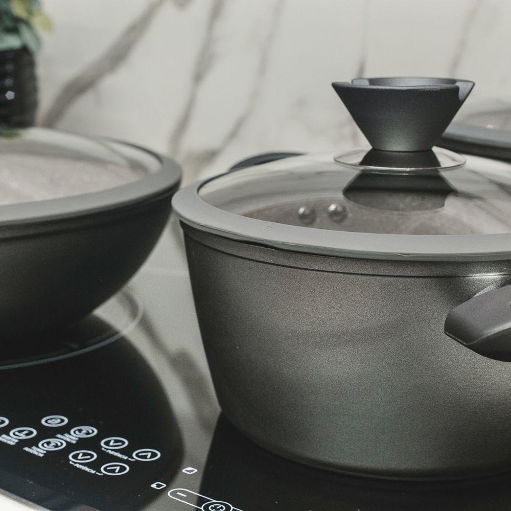 Caçarola Granito Antiaderente 2,6l ø20cm - Cocção Perfeita E Praticidade Na Cozinha - 3