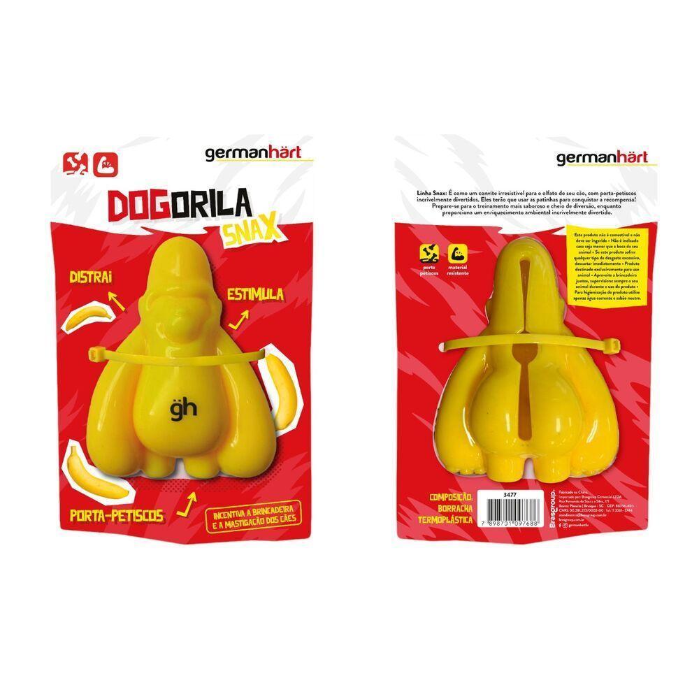 Brinquedo Interativo Gorila: Diversão E Petiscos Para Cães Ativos E Felizes! - 3