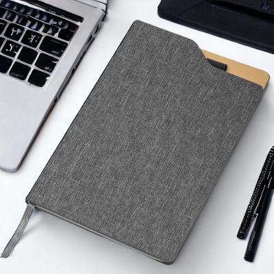 Caderno Sofisticado Com Capa Dura - Folhas Pautadas Em Tom De Cinza Para Anotações