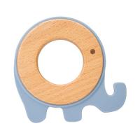 Mordedor Elefante Azul De Silicona - Alívio E Diversão Para Gengivas De Bebês - 3