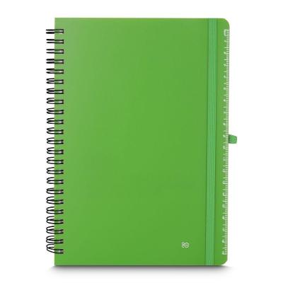 Caderno Elegante Verde Com Clipe Para Caneta - 70 Folhas Premium De Anotações
