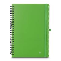 Caderno Elegante Verde Com Clipe Para Caneta - 70 Folhas Premium De Anotações - 1