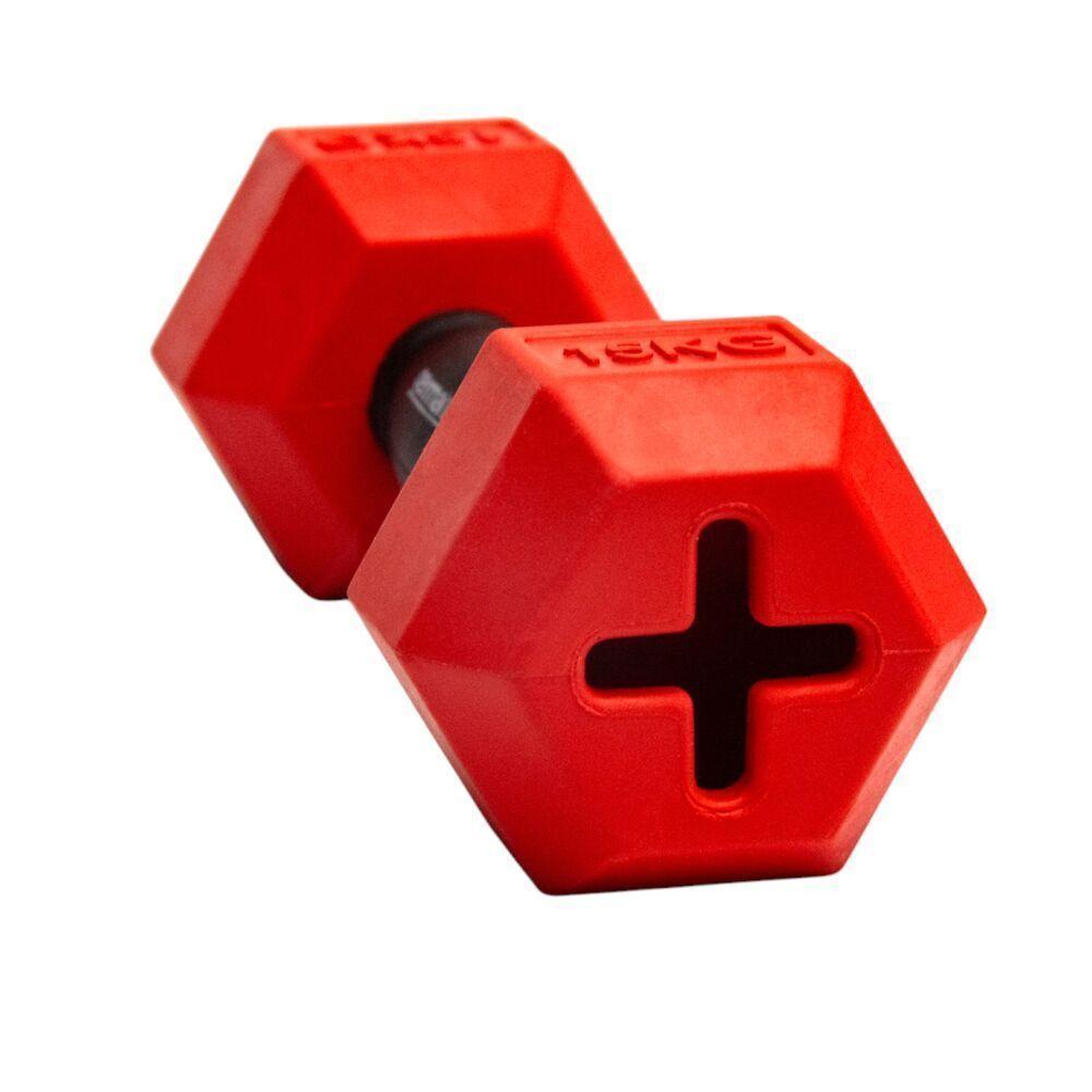 Brinquedo Haltere Interativo Para Cães - Diversão E Estímulo Com Petiscos - 3