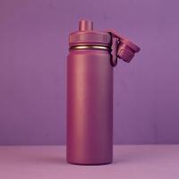 Garrafa Térmica Elegante Com Alça E Bico 570ml Em Roxo - Praticidade E Estilo! - 5