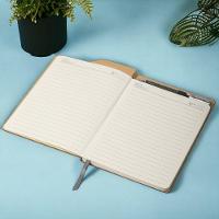 Caderno Elegante Com Capa Dura E Folhas Pautadas Em Preto - Ideal Para Suas Anotações! - 4