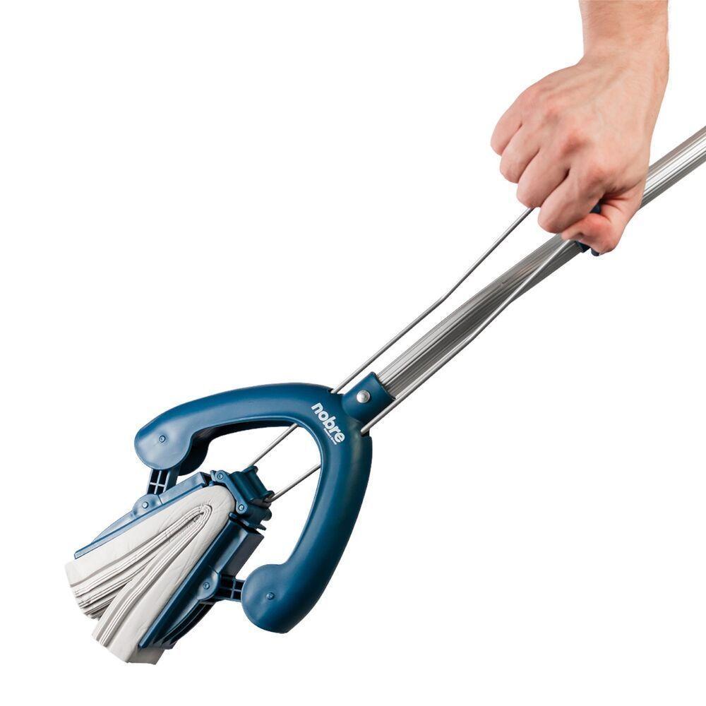 Mop Espremedor Dobrável 27 Cm Com Cabo Ajustável Para Limpeza Prática E Eficiente - 2