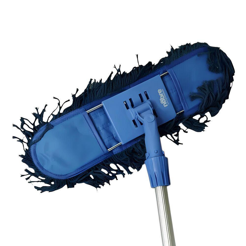 Mop Pó Profissional 40cm Com Cabo Telescópico - Alta Performance Em Limpeza - 5