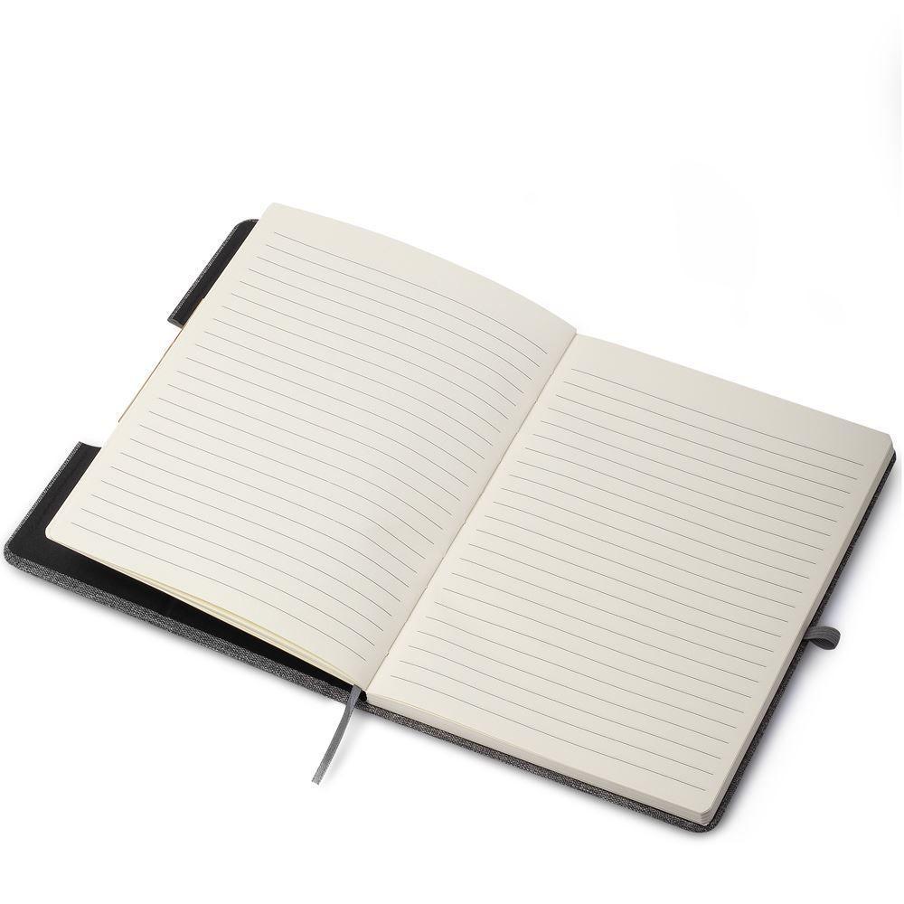 Caderno Elegante Com Suporte Para Caneta E Fecho Elástico Azul - Praticidade E Estilo - 2