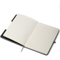 Caderno Elegante Com Suporte Para Caneta E Fecho Elástico Azul - Praticidade E Estilo - 2