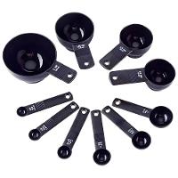 Kit Prático De Colheres Medidoras Em Plástico - 10 Peças Para Cozinha Perfeita - 3