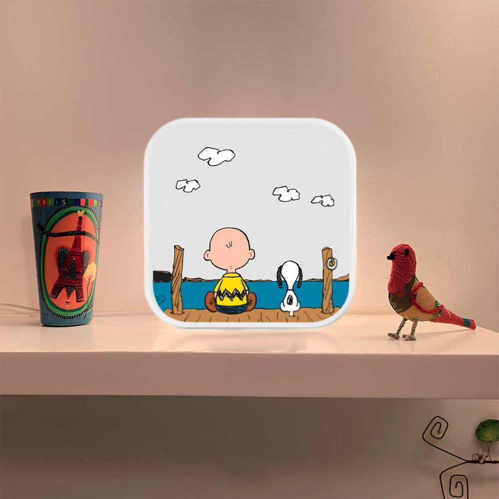Luz Nostálgica Snoopy & Charlie Brown: Ilumine Com Estilo E Encanto! - 2