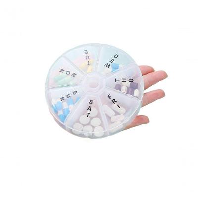 Organizador De Medicamentos Redondo Transparente - Alta Capacidade E Design Moderno Para Saúde E Praticidade