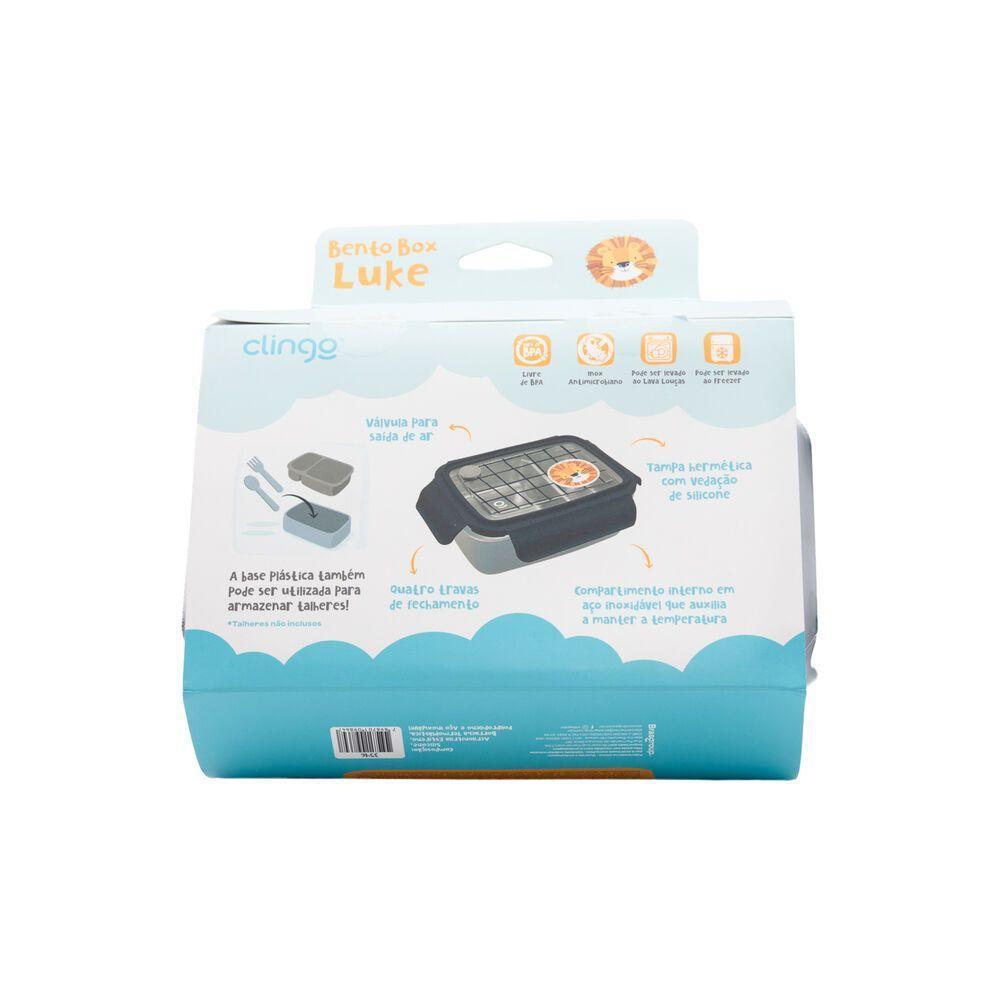 Bento Box Térmica Inox Com Divisórias - Lancheira Ideal Para Crianças E Famílias! - 3